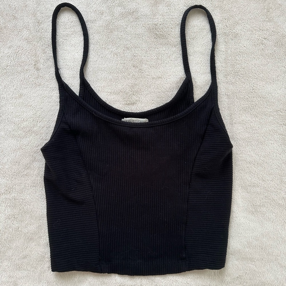 Urban Outfitters Black Crop Tank